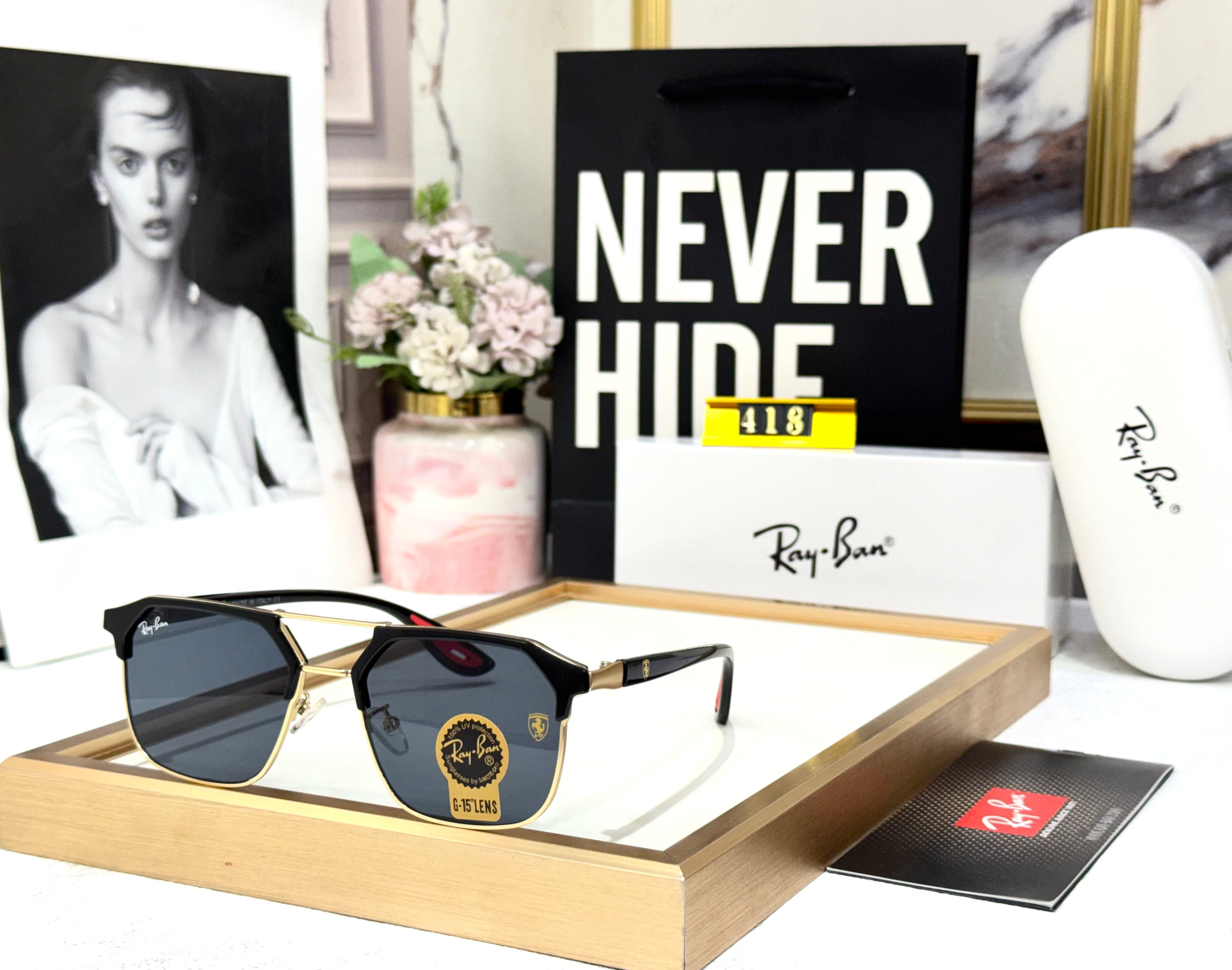 RAYBAN 418 FERRAI EDITION UNISEX GENERIC