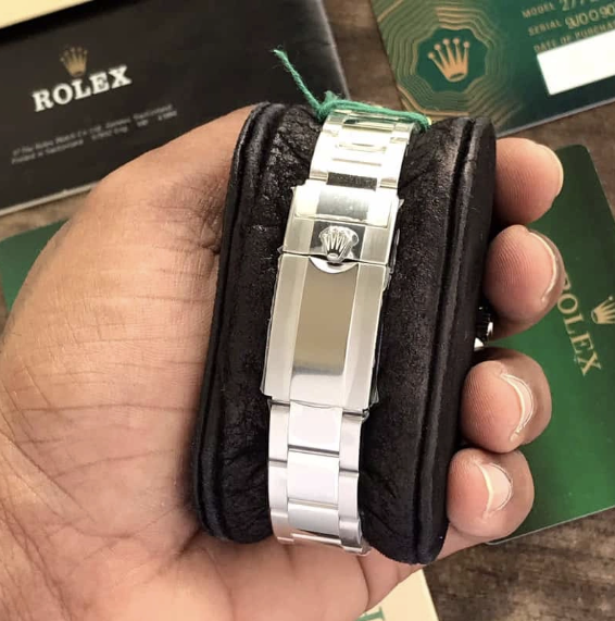 Rolex Silver Bazel Ring Generic