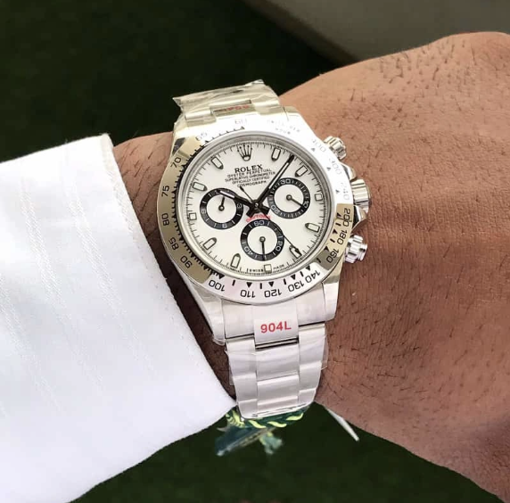 Rolex Silver Bazel Ring Generic