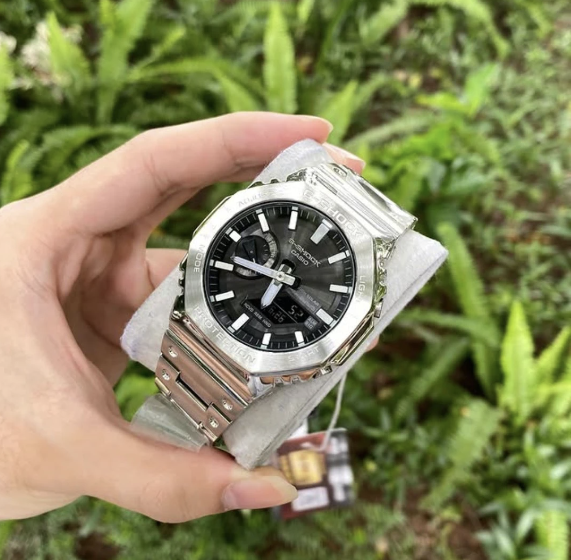 G Shock GM-2110D-2A Generic - Silver black