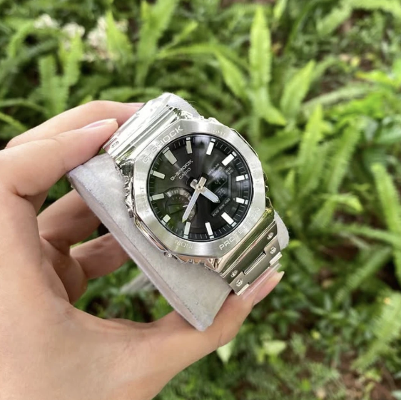 G Shock GM-2110D-2A Generic - Silver black