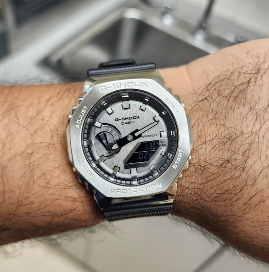Casio G-Shock GM-2100BB-Generic Silver-Grey