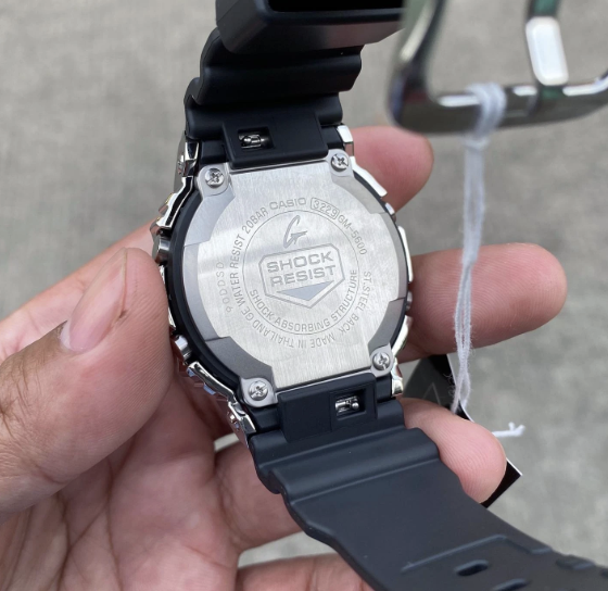 G-Shock Casio GM 5600 Generic Silver Black