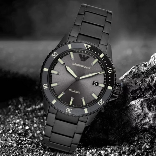 Emporio Armani Black AR11398 Wristwatch Generic